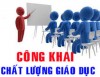 Công khai giáo dục trường THCS Thịnh Quang năm 2018