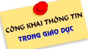 Công khai chất lượng giáo dục trường THCS Thịnh Quang